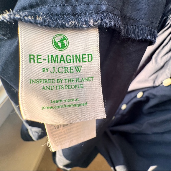 J. Crew. Size 6.  Midnight Blue Maxi with Button Detail - Picture 11 of 13